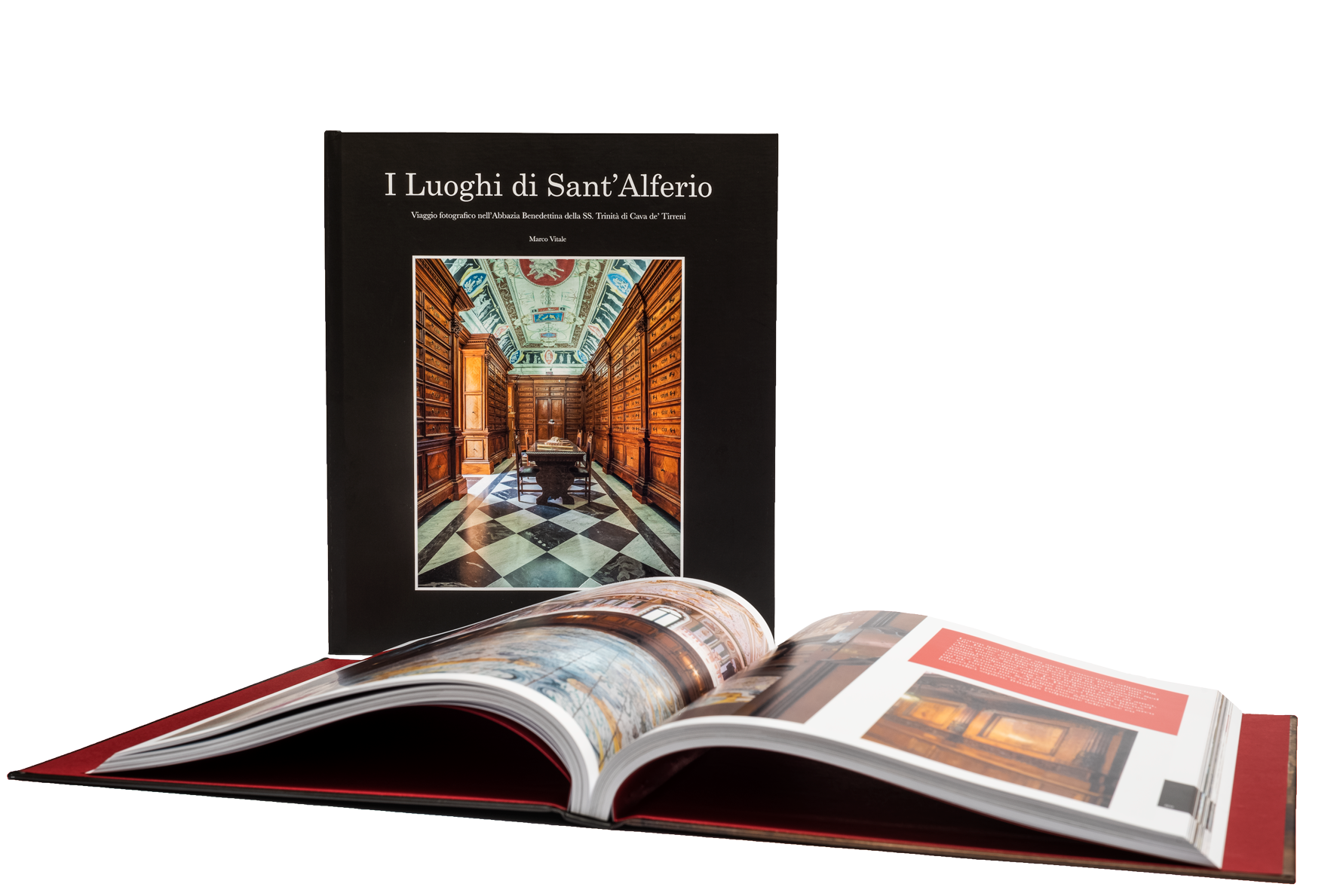 Libro fotografico sugli ambienti dell'Abbazia Benedettina